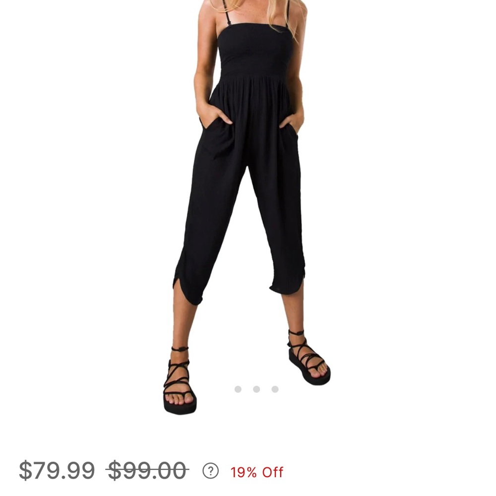 Prana - Fernie jumpsuit - Black M new without tags